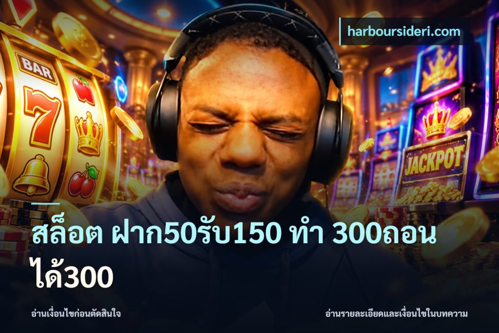 สล็อต ฝาก50รับ150 ทํา 300ถอนได้300