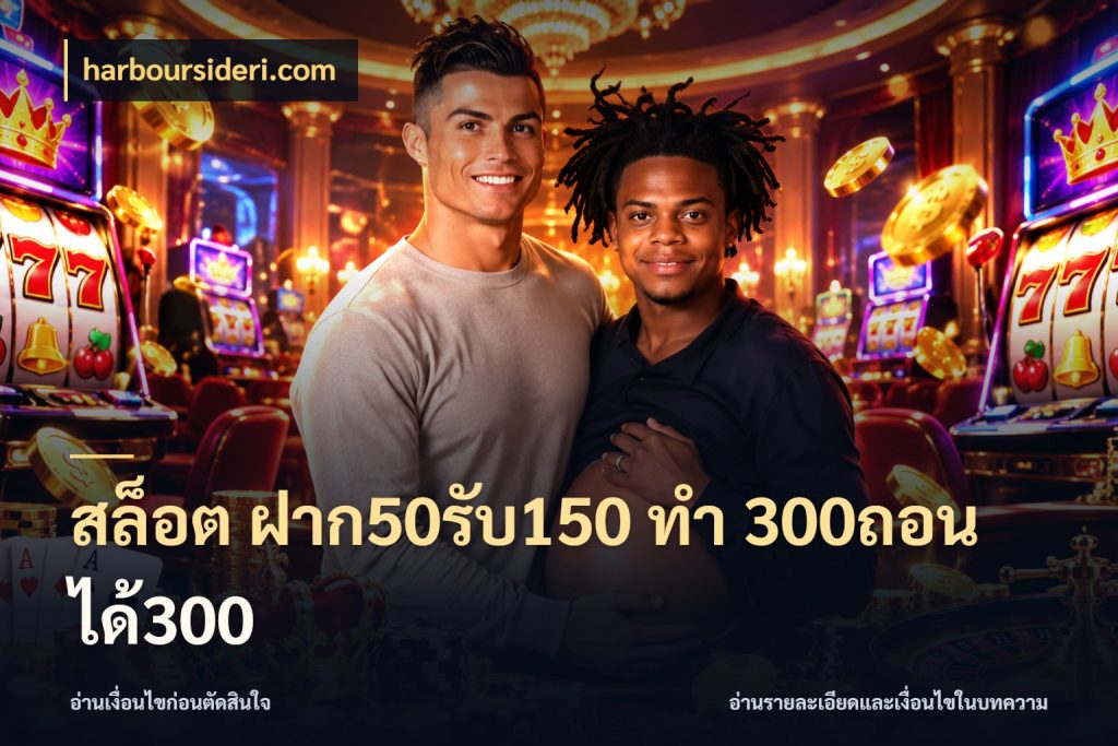 สล็อต ฝาก50รับ150 ทํา 300ถอนได้300 โปรยอดรับที่สายเกมสนใจ สไตล์ harboursideri.com