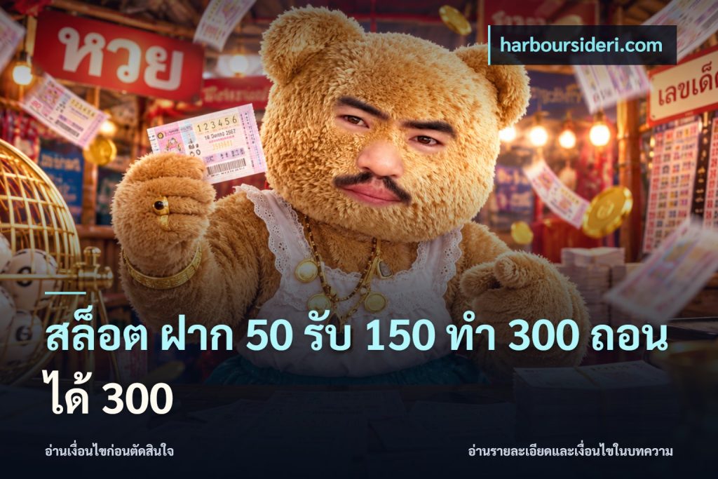 สล็อต ฝาก 50 รับ 150 ทํา 300 ถอนได้ 300