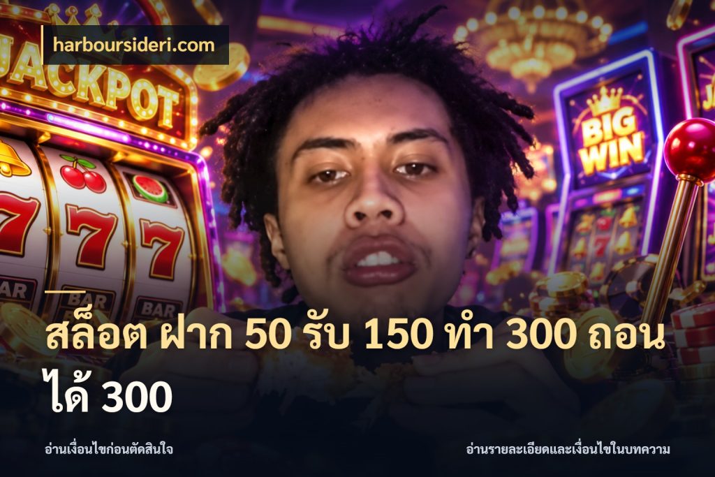 สล็อต ฝาก 50 รับ 150 ทํา 300 ถอนได้ 300 harboursideri.com สายโบนัสเลือกจังหวะสนุกได้อย่างไร