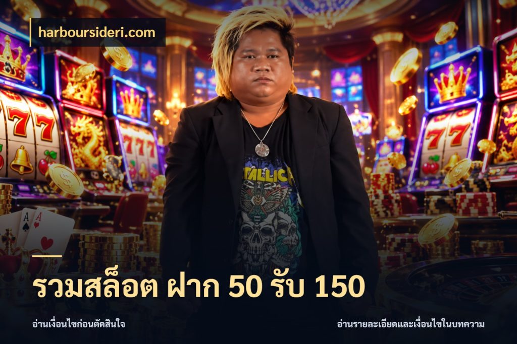 รวมสล็อต ฝาก 50 รับ 150 จับประเด็นยอดรับก่อนเลือกความสนุก ในมุม harboursideri.com