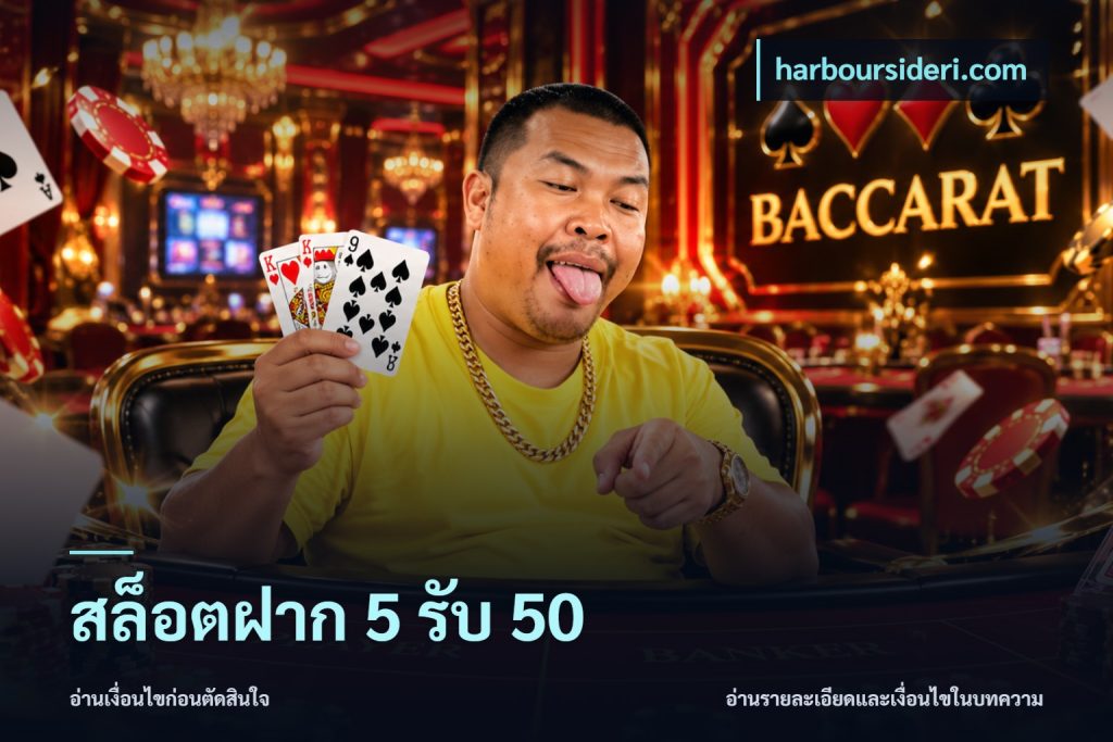 สล็อตฝาก 5 รับ 50