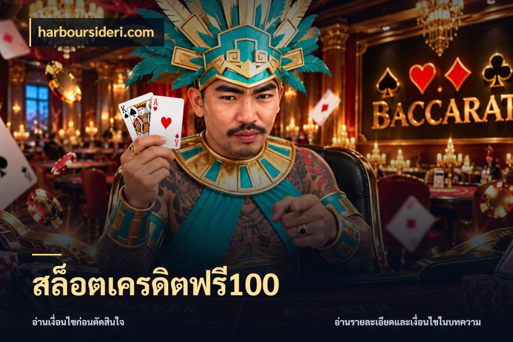 สล็อตเครดิตฟรี100 สายโบนัสเลือกมุมเครดิตให้ตรงสไตล์ ในมุม harboursideri.com