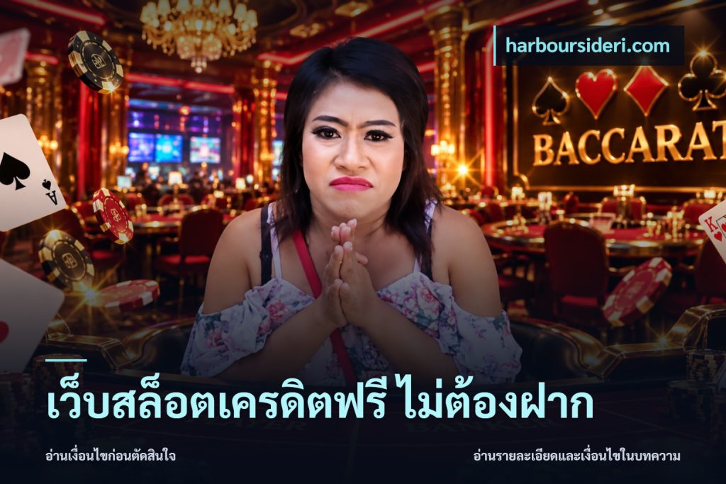 เว็บสล็อตเครดิตฟรี ไม่ต้องฝาก
