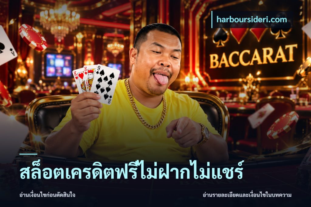 สล็อตเครดิตฟรีไม่ฝากไม่แชร์