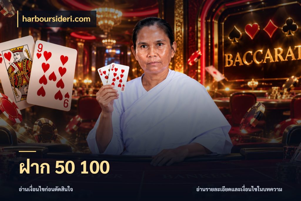 ฝาก 50 100 เปิดมุมยอดเริ่มต้นสำหรับคนชอบเกม กับ harboursideri.com