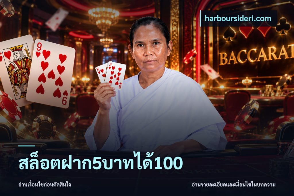 สล็อตฝาก5บาทได้100