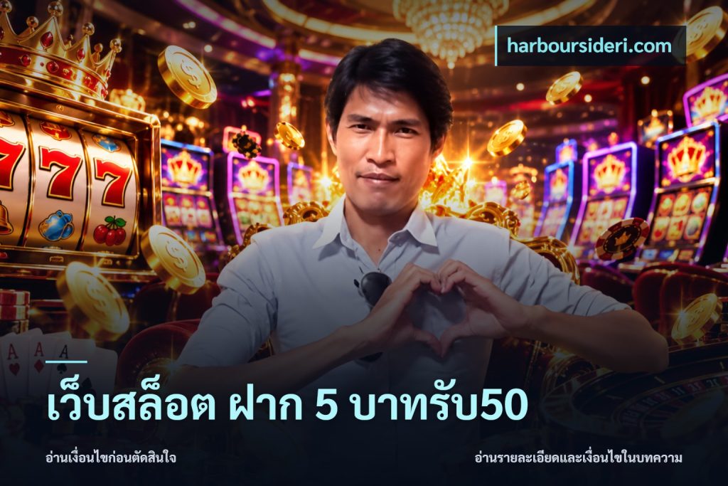 เว็บสล็อต ฝาก 5 บาทรับ50