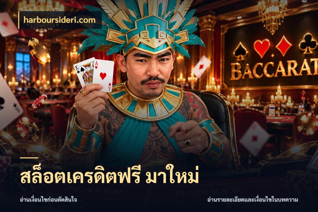 สล็อตเครดิตฟรี มาใหม่ เปิดประเด็นเครดิตฟรีสำหรับคนชอบลุ้น ในมุม harboursideri.com