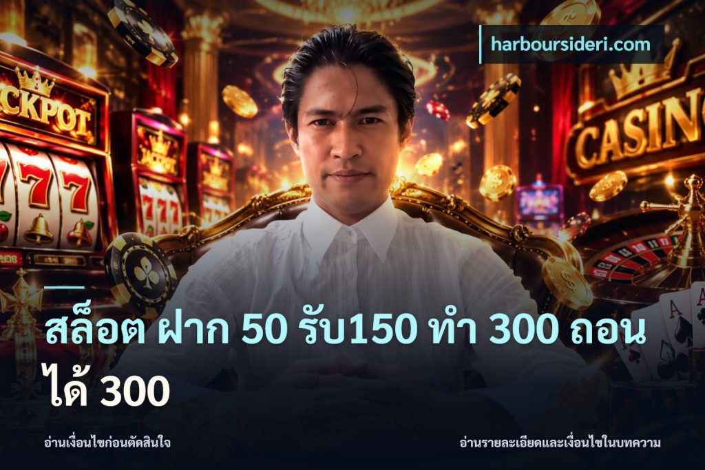 สล็อต ฝาก 50 รับ150 ทํา 300 ถอนได้ 300