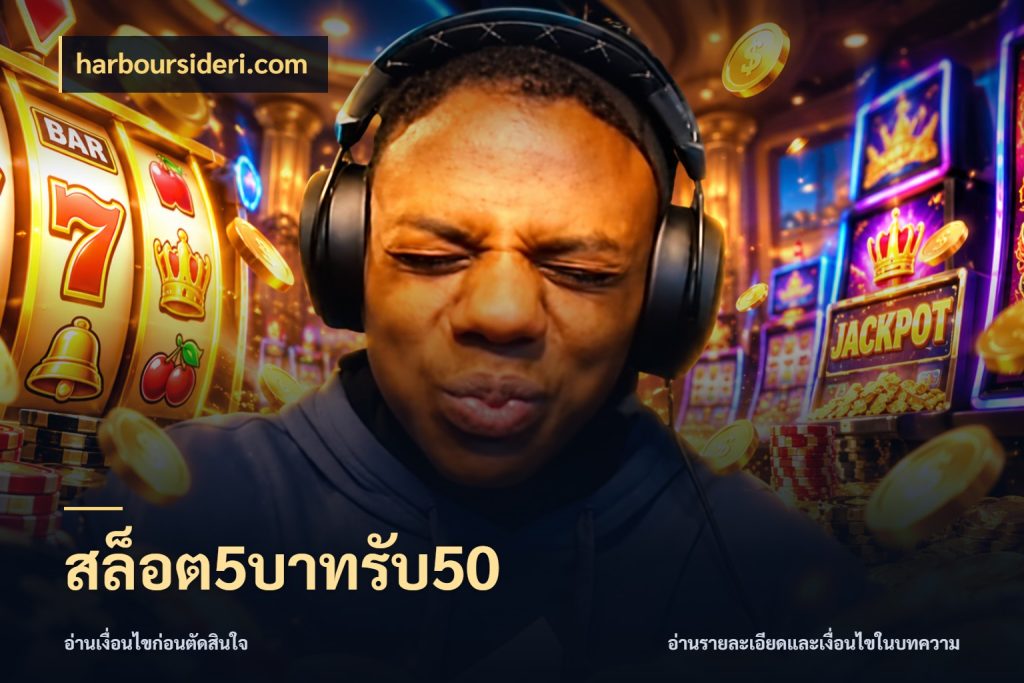 สล็อต5บาทรับ50 โปรยอดรับที่สายเกมสนใจ สไตล์ harboursideri.com