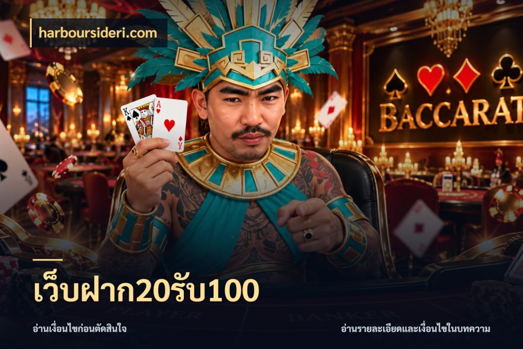 เว็บฝาก20รับ100 harboursideri.com เครดิตกับรูปแบบโปรที่ตรงใจ