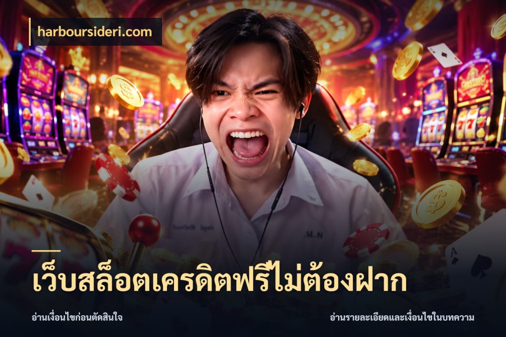 เว็บสล็อตเครดิตฟรีไม่ต้องฝาก จับมุมเด่นของเครดิตฟรีให้ตรงใจ ในมุม harboursideri.com