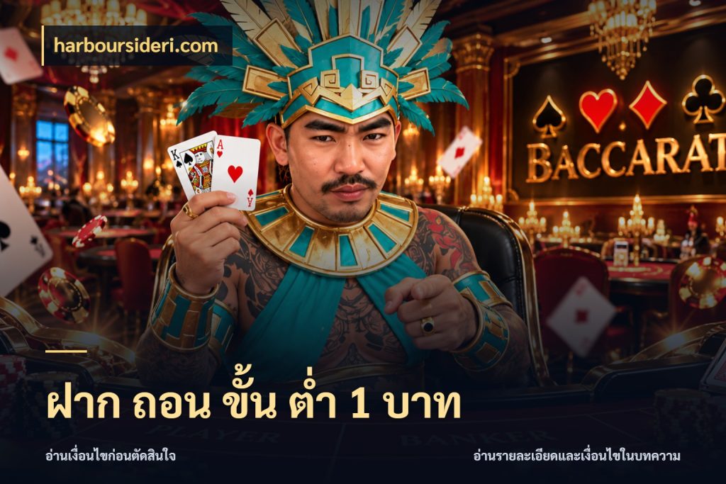 ฝาก ถอน ขั้น ต่ำ 1 บาท มุมสนุกของคนที่กำหนดขอบเขตตัวเอง ในมุม harboursideri.com