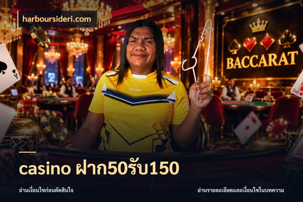 casino ฝาก50รับ150 harboursideri.com สายโบนัสเลือกจังหวะสนุกได้อย่างไร