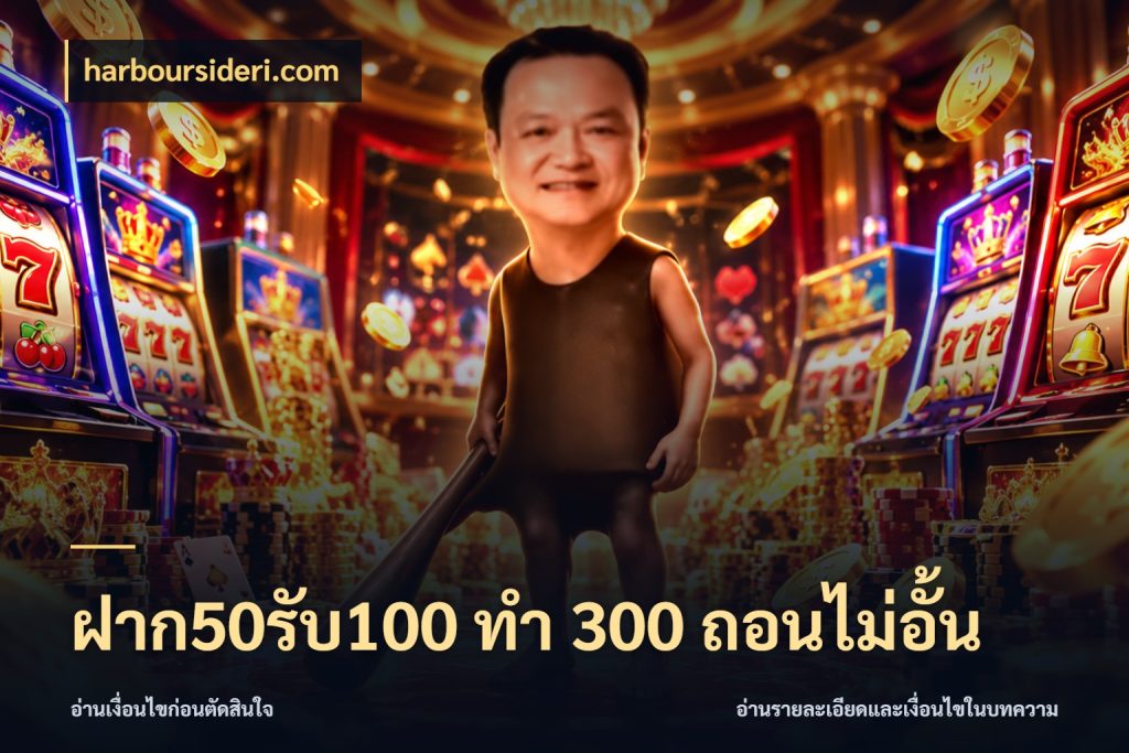 ฝาก50รับ100 ทํา 300 ถอนไม่อั้น เปิดมุมโปรให้เข้ากับเกมแนวโปรด สไตล์ harboursideri.com