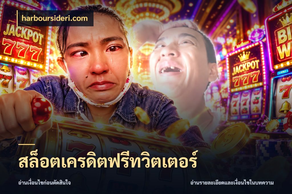 สล็อตเครดิตฟรีทวิตเตอร์ รู้จักยอดและขอบเขตของเครดิตฟรี กับ harboursideri.com