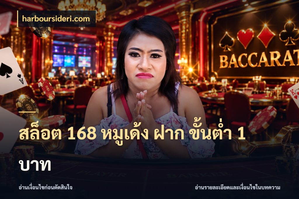 สล็อต 168 หมูเด้ง ฝาก ขั้นต่ำ 1 บาท จำนวนเริ่มต้นกับรายละเอียดที่สายเกมสนใจ ในมุม harboursideri.com