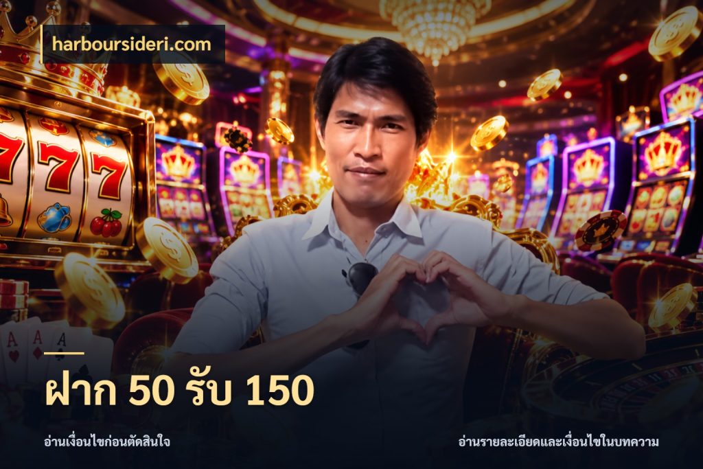 ฝาก 50 รับ 150 harboursideri.com เปิดมุมโปรให้เข้ากับเกมแนวโปรด