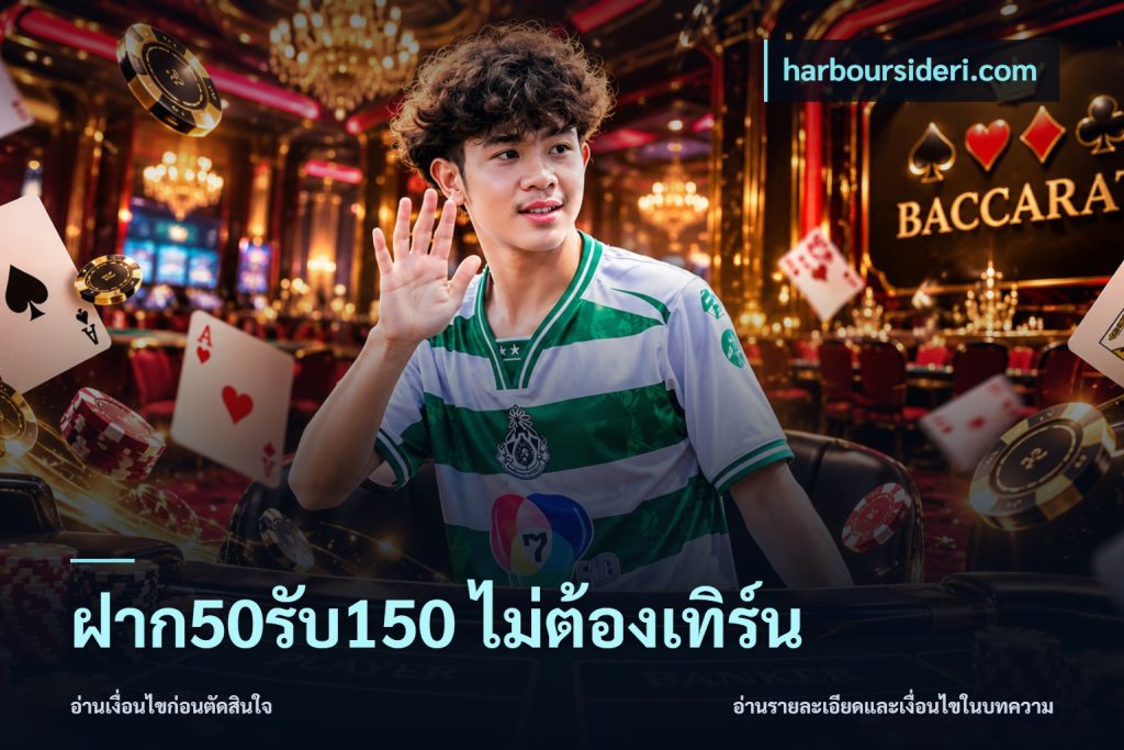 ฝาก50รับ150 ไม่ต้องเทิร์น