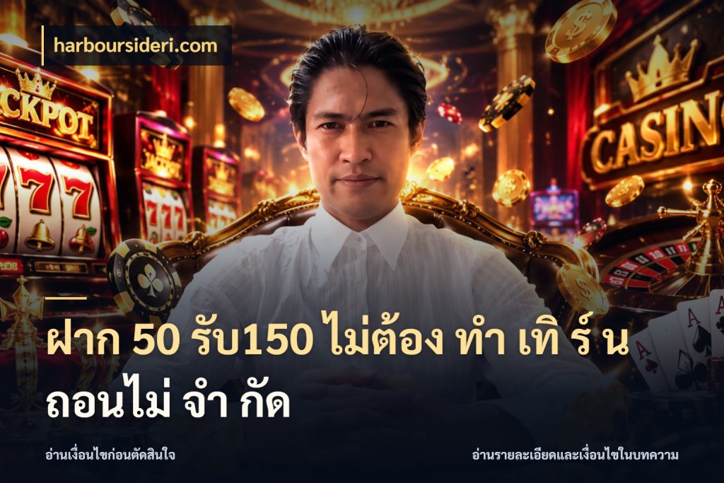 ฝาก 50 รับ150 ไม่ต้อง ทํา เทิ ร์ น ถอนไม่ จํา กัด รูปแบบโบนัสกับสิทธิ์ของสายเกม สไตล์ harboursideri.com