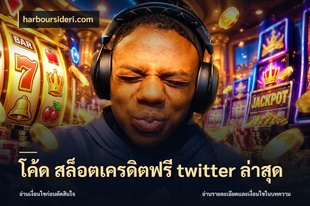 โค้ด สล็อตเครดิตฟรี twitter ล่าสุด harboursideri.com เครดิตฟรีในมุมที่สายโบนัสสนใจ