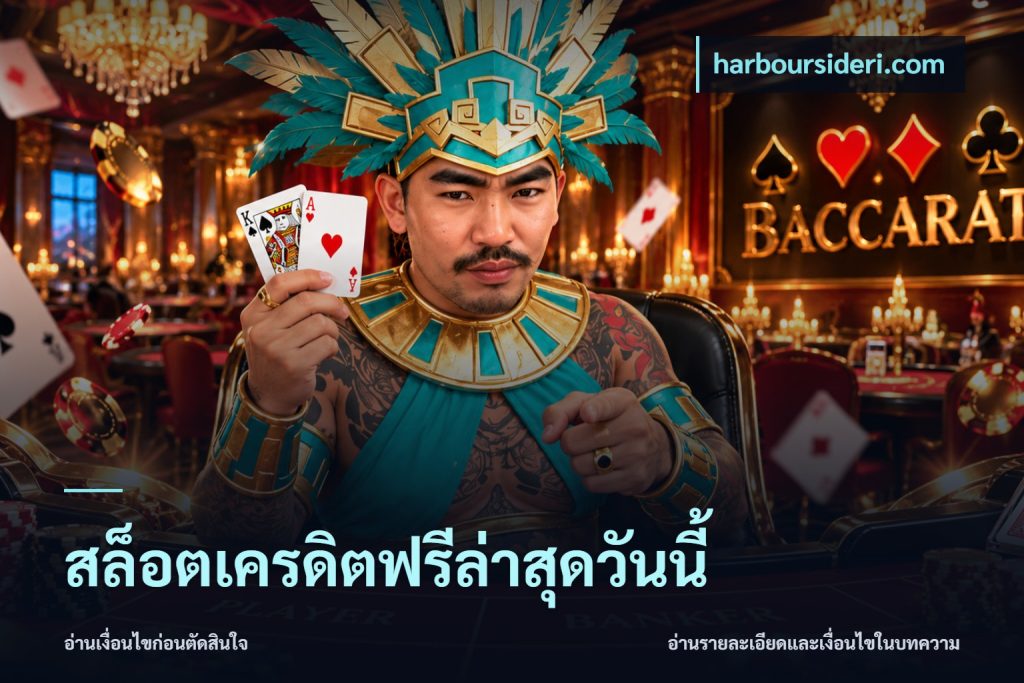 สล็อตเครดิตฟรีล่าสุดวันนี้