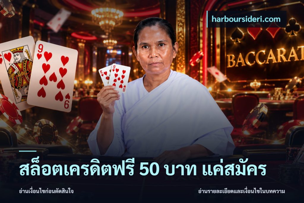 สล็อตเครดิตฟรี 50 บาท แค่สมัคร