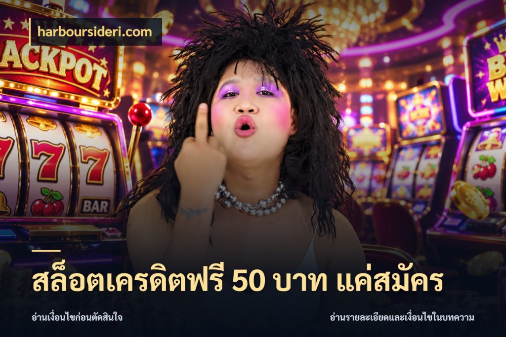 สล็อตเครดิตฟรี 50 บาท แค่สมัคร จับมุมเด่นของเครดิตฟรีให้ตรงใจ สไตล์ harboursideri.com