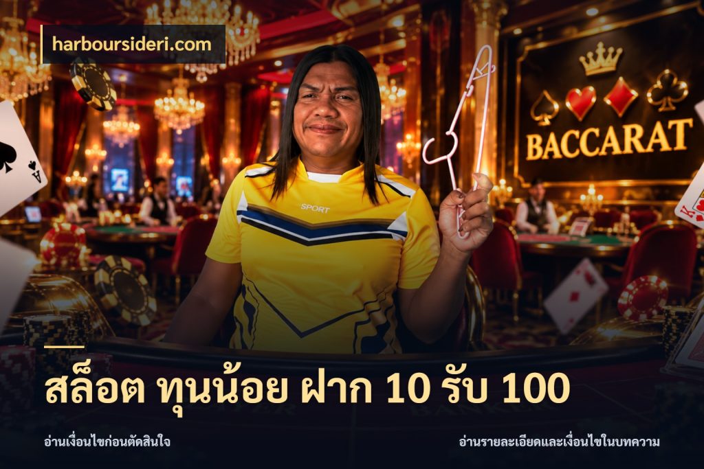 สล็อต ทุนน้อย ฝาก 10 รับ 100 จับคู่โบนัสกับสไตล์เกมที่ชอบ กับ harboursideri.com