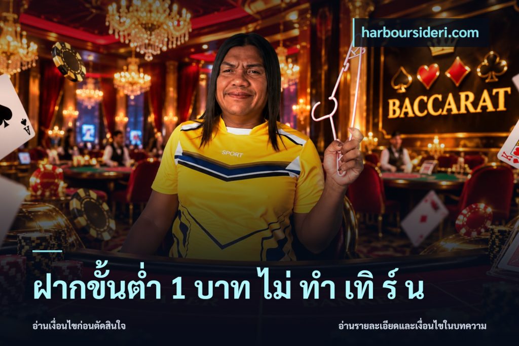 ฝากขั้นต่ำ 1 บาท ไม่ ทำ เทิ ร์ น