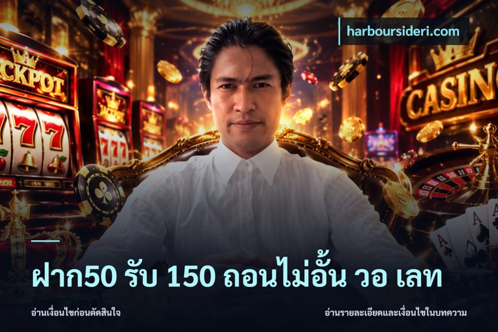 ฝาก50 รับ 150 ถอนไม่อั้น วอ เลท
