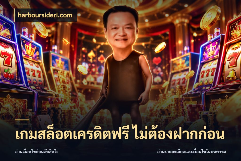 เกมสล็อตเครดิตฟรี ไม่ต้องฝากก่อน รู้จักยอดและขอบเขตของเครดิตฟรี กับ harboursideri.com
