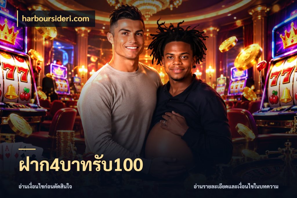 ฝาก4บาทรับ100 โปรยอดรับที่สายเกมสนใจ ในมุม harboursideri.com