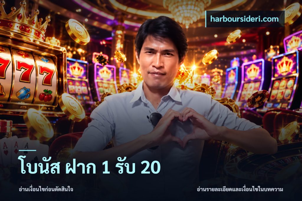 โบนัส ฝาก 1 รับ 20