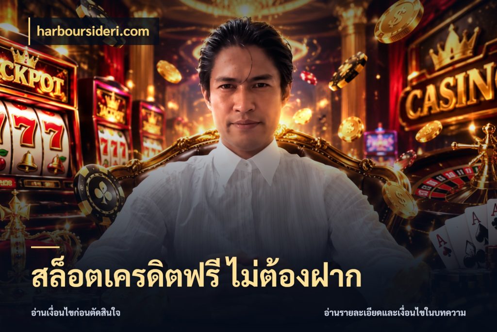 สล็อตเครดิตฟรี ไม่ต้องฝาก รู้จักยอดและขอบเขตของเครดิตฟรี ในมุม harboursideri.com