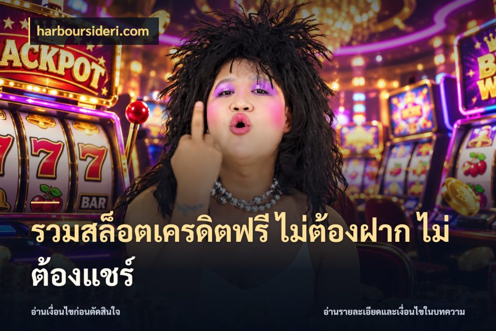 รวมสล็อตเครดิตฟรี ไม่ต้องฝาก ไม่ต้องแชร์ harboursideri.com จากชื่อเครดิตฟรีสู่ความสนุกที่เข้าใจได้