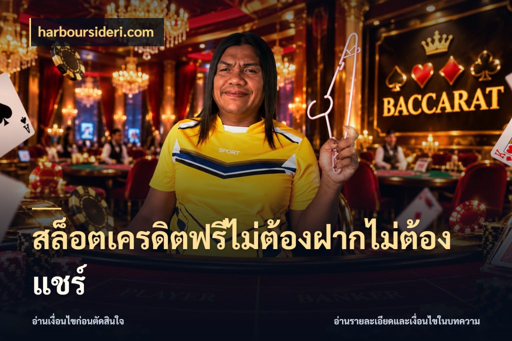 สล็อตเครดิตฟรีไม่ต้องฝากไม่ต้องแชร์ สีสันของเครดิตฟรีและเกมแนวที่ชอบ สไตล์ harboursideri.com