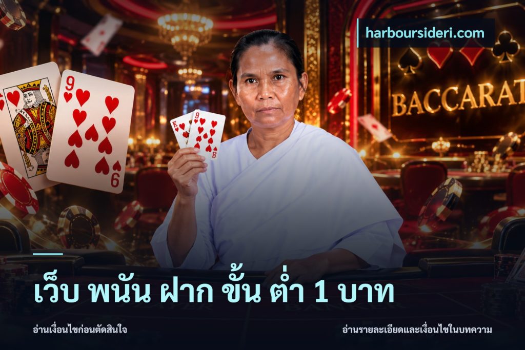 เว็บ พนัน ฝาก ขั้น ต่ำ 1 บาท