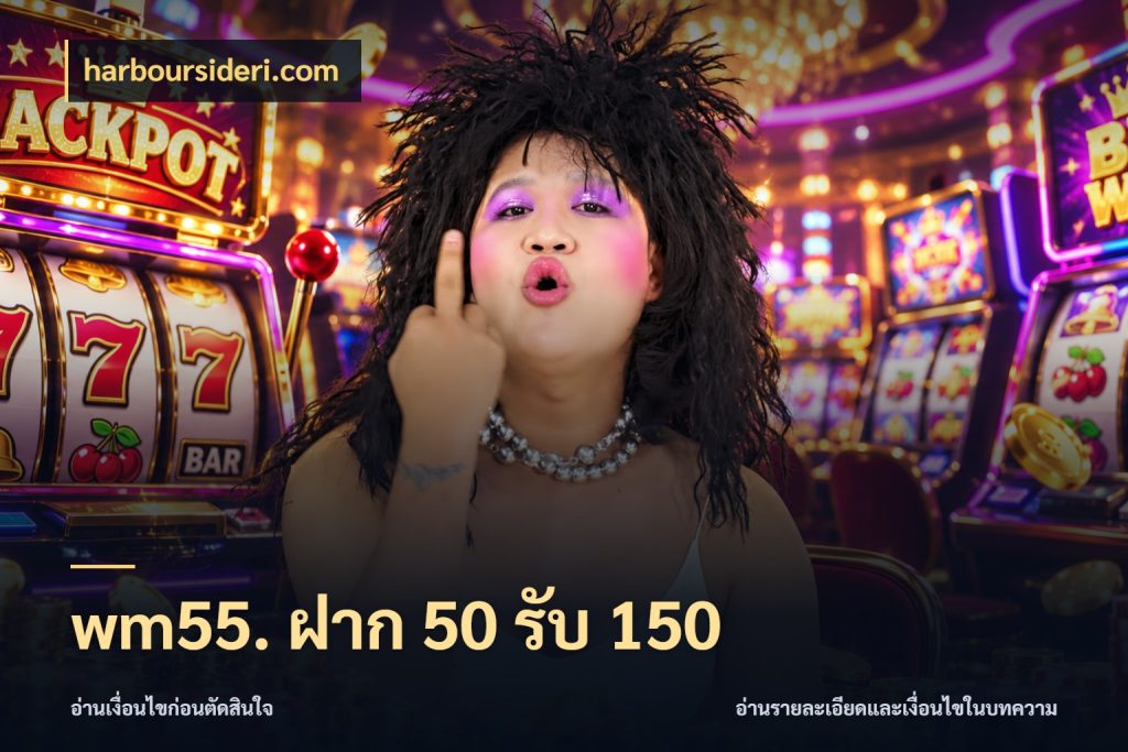 wm55. ฝาก 50 รับ 150 โปรยอดรับที่สายเกมสนใจ กับ harboursideri.com