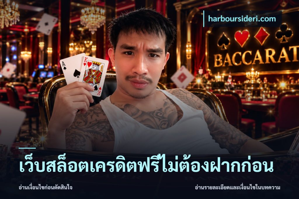เว็บสล็อตเครดิตฟรีไม่ต้องฝากก่อน