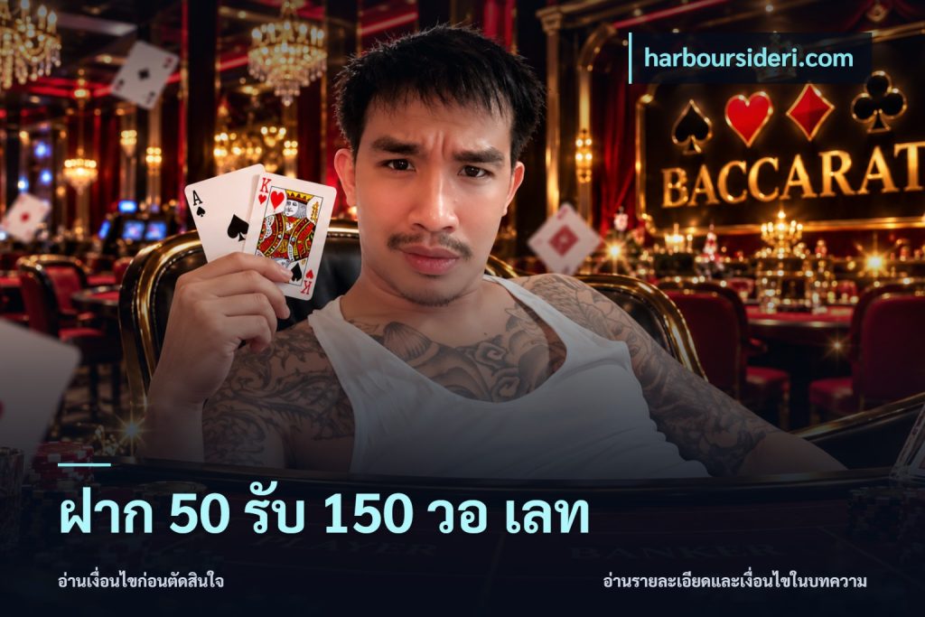 ฝาก 50 รับ 150 วอ เลท