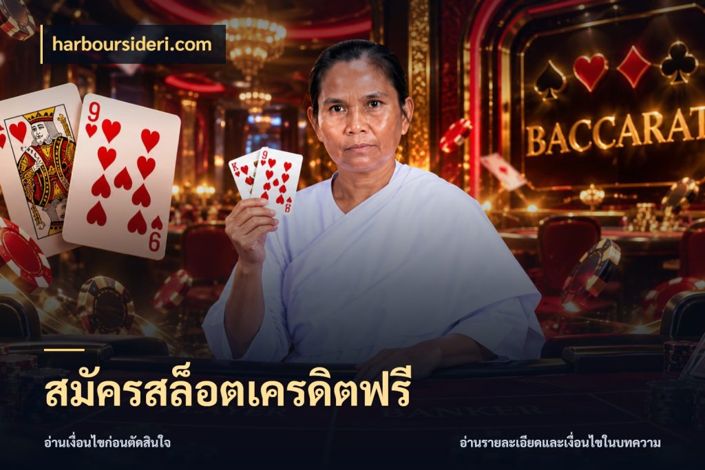 สมัครสล็อตเครดิตฟรี เปิดประเด็นเครดิตฟรีสำหรับคนชอบลุ้น กับ harboursideri.com