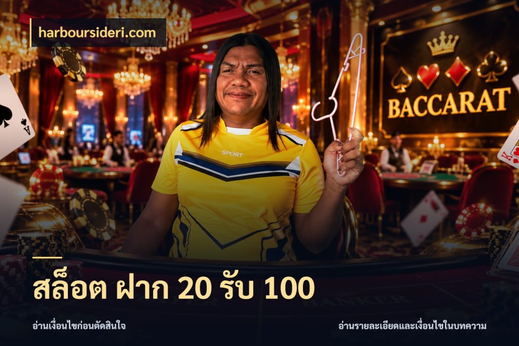 สล็อต ฝาก 20 รับ 100 ยอดฝากและยอดรับในมุมของคนชอบลุ้น กับ harboursideri.com