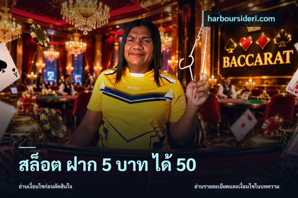สล็อต ฝาก 5 บาท ได้ 50