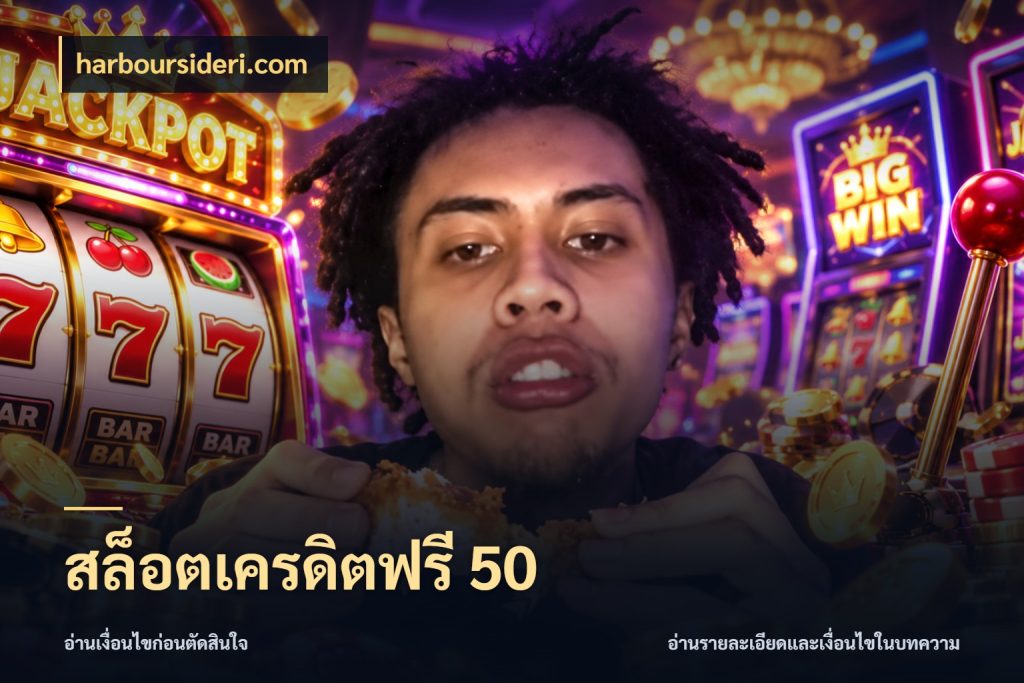 สล็อตเครดิตฟรี 50 สิทธิ์ที่สายโบนัสสนใจกับวิธีรับ กับ harboursideri.com