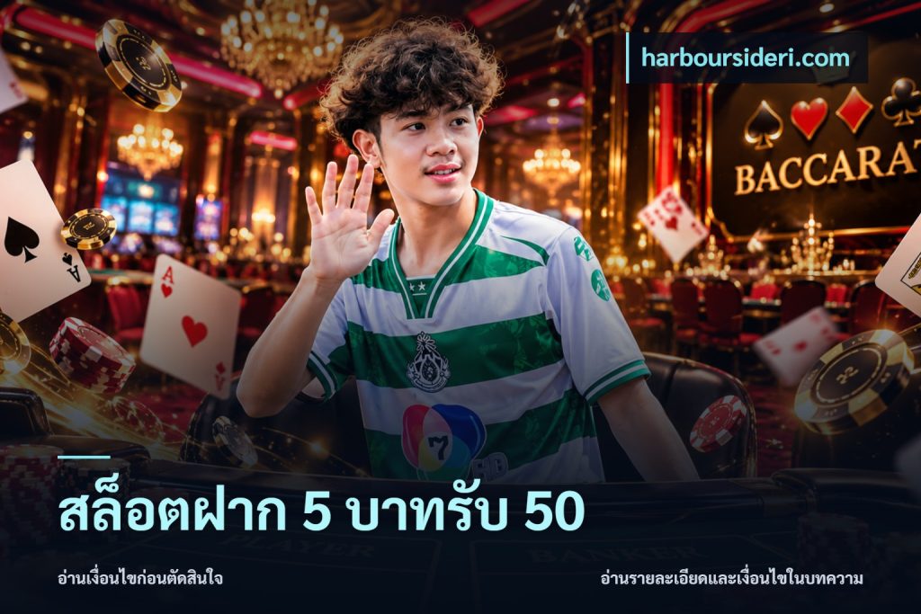 สล็อตฝาก 5 บาทรับ 50