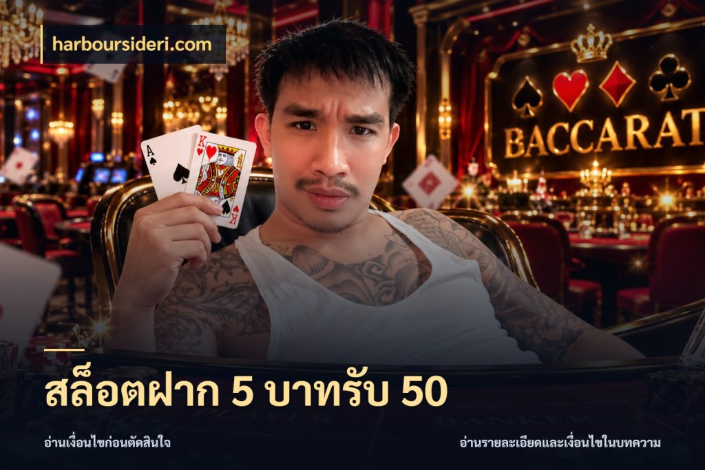 สล็อตฝาก 5 บาทรับ 50 จับประเด็นยอดรับก่อนเลือกความสนุก กับ harboursideri.com
