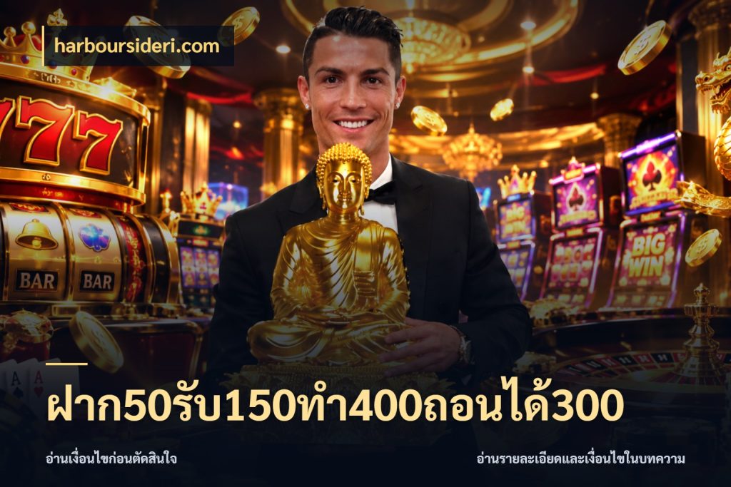 ฝาก50รับ150ทํา400ถอนได้300 เครดิตกับรูปแบบโปรที่ตรงใจ กับ harboursideri.com