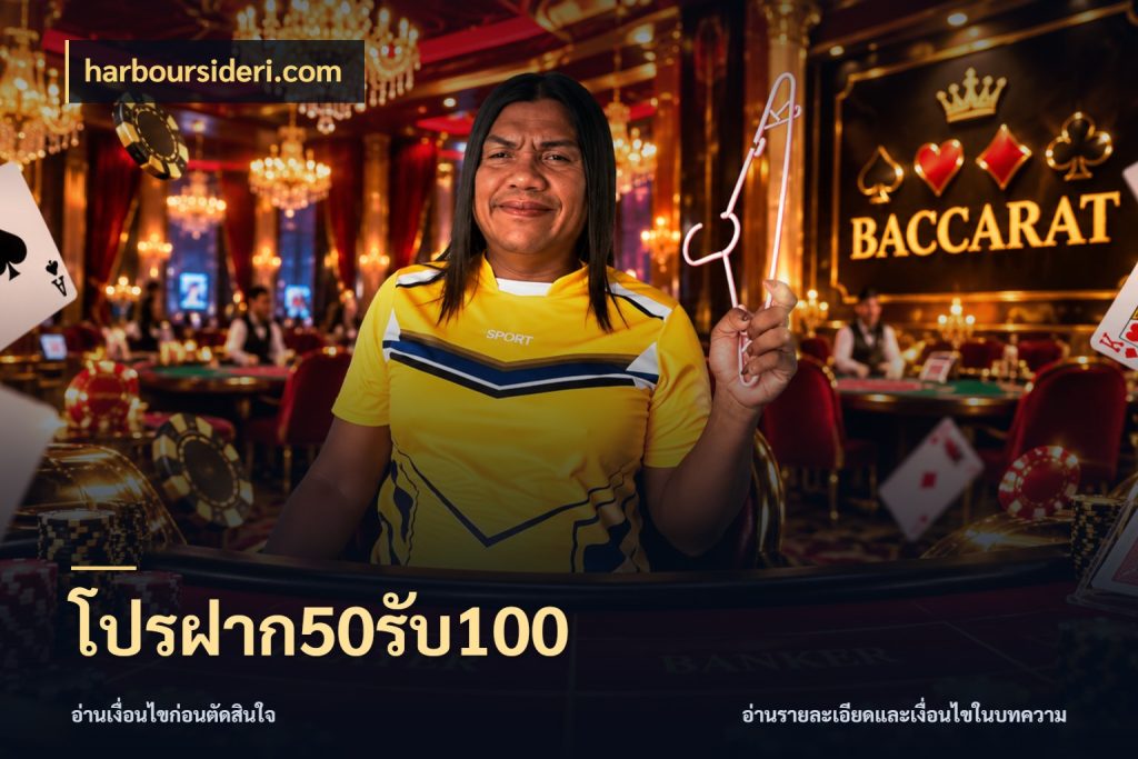 โปรฝาก50รับ100 โปรยอดรับที่สายเกมสนใจ ในมุม harboursideri.com